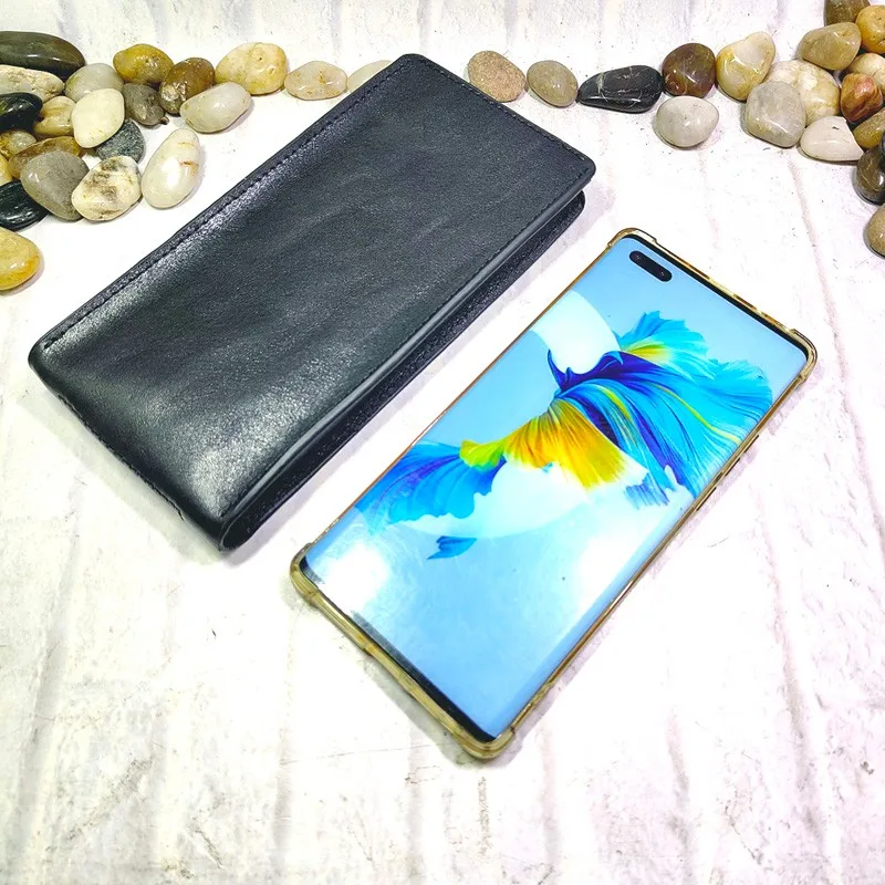 Универсальная поясная сумка для мобильного телефона на молнии кожаный чехол