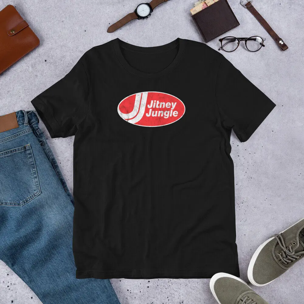 Футболка Jitney Jungle с изображением продуктового магазина футболка унисекс