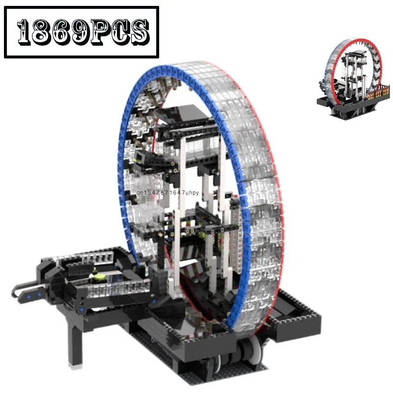 

2022 новая модель здания, машина для циркуляции шаров, игрушка, самоблокирующийся кирпич, пазл для родителей и детей, подарок на день рождения ...