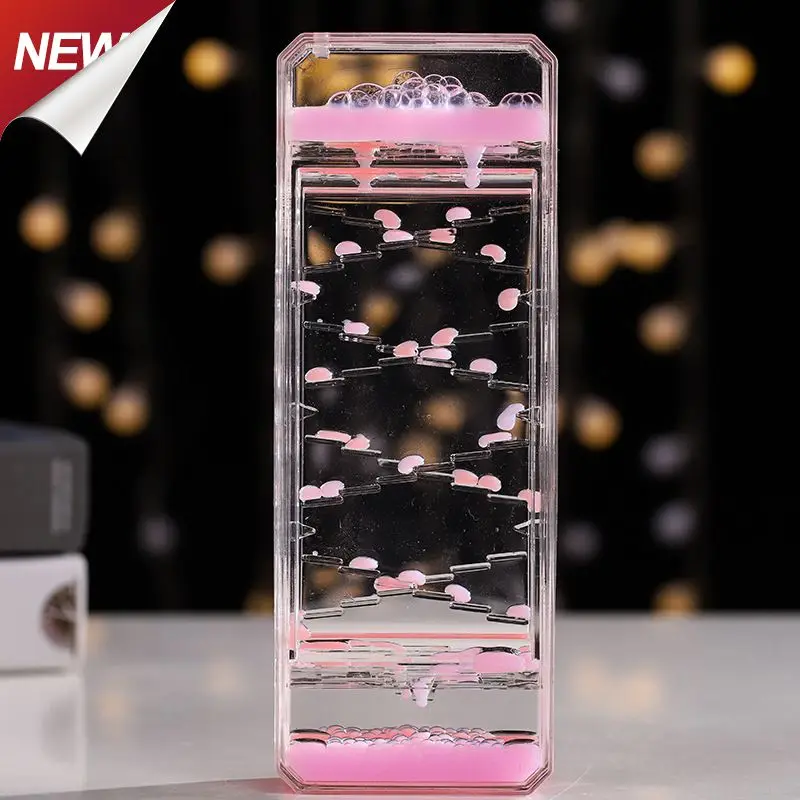 

Acrylic Material Crafts Strong Sense Of Decoration Sand Leakage Timer Interesting Decompression Geometric Shape Gifts Ornaments