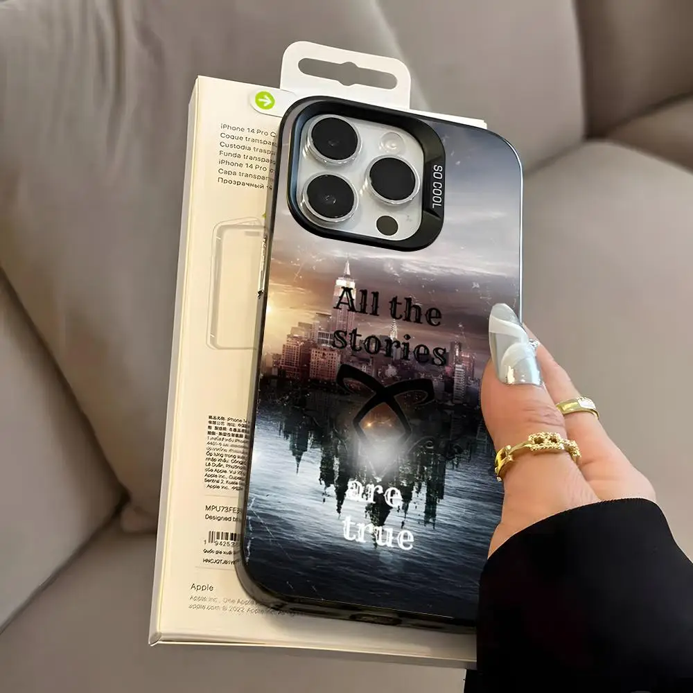Популярный чехол S-Shadowhunters для iPhone 17 Pro Max, 16 Pro Max, 15, 14, 13, 12, 11, Mini, Xs, X, Xr, 7, 8 Plus, SE, цвет серебристый (art.: 3920db789c170) - 3920db789c170
