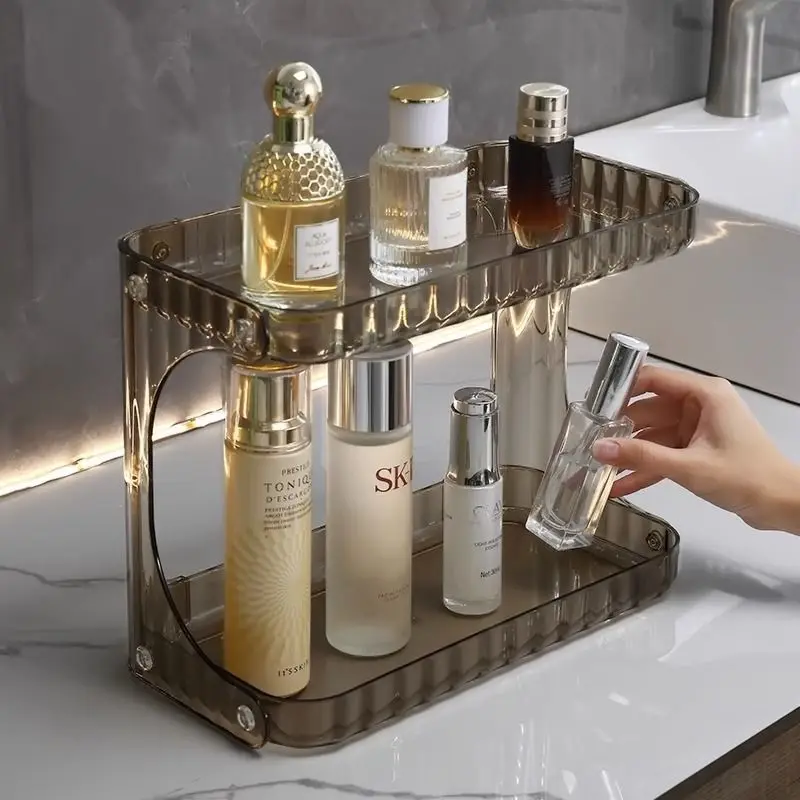 

Cosmetics Storage Rack Toilet Countertop Bathroom Drain Racks Wall Hanging Storage Bathroom Soap Holder Sink Desktop Organizer
