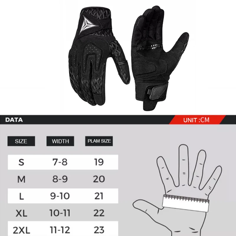 Мотоциклетные Перчатки с сенсорным экраном и закрытыми пальцами аксессуары для