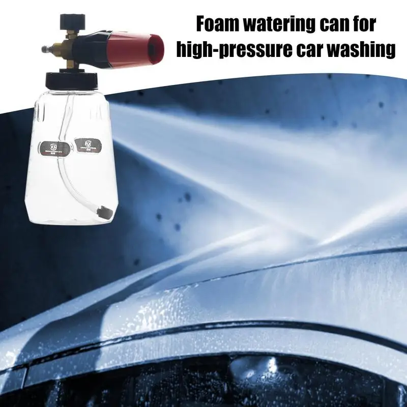 

Car Cleaning Pressure Washer Foam Cannon Transparent Cannon Foam Guns Nozzle Sprayer Auto Clean Pressure Washer Snow Foam Lances