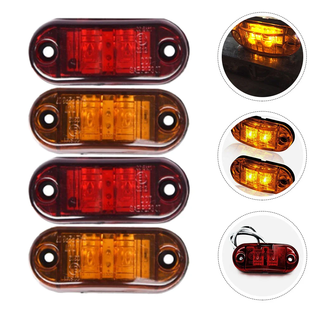 

4pcs Boat Trailer Light Led Trailer Side Marker Light For Caravan Truck Van