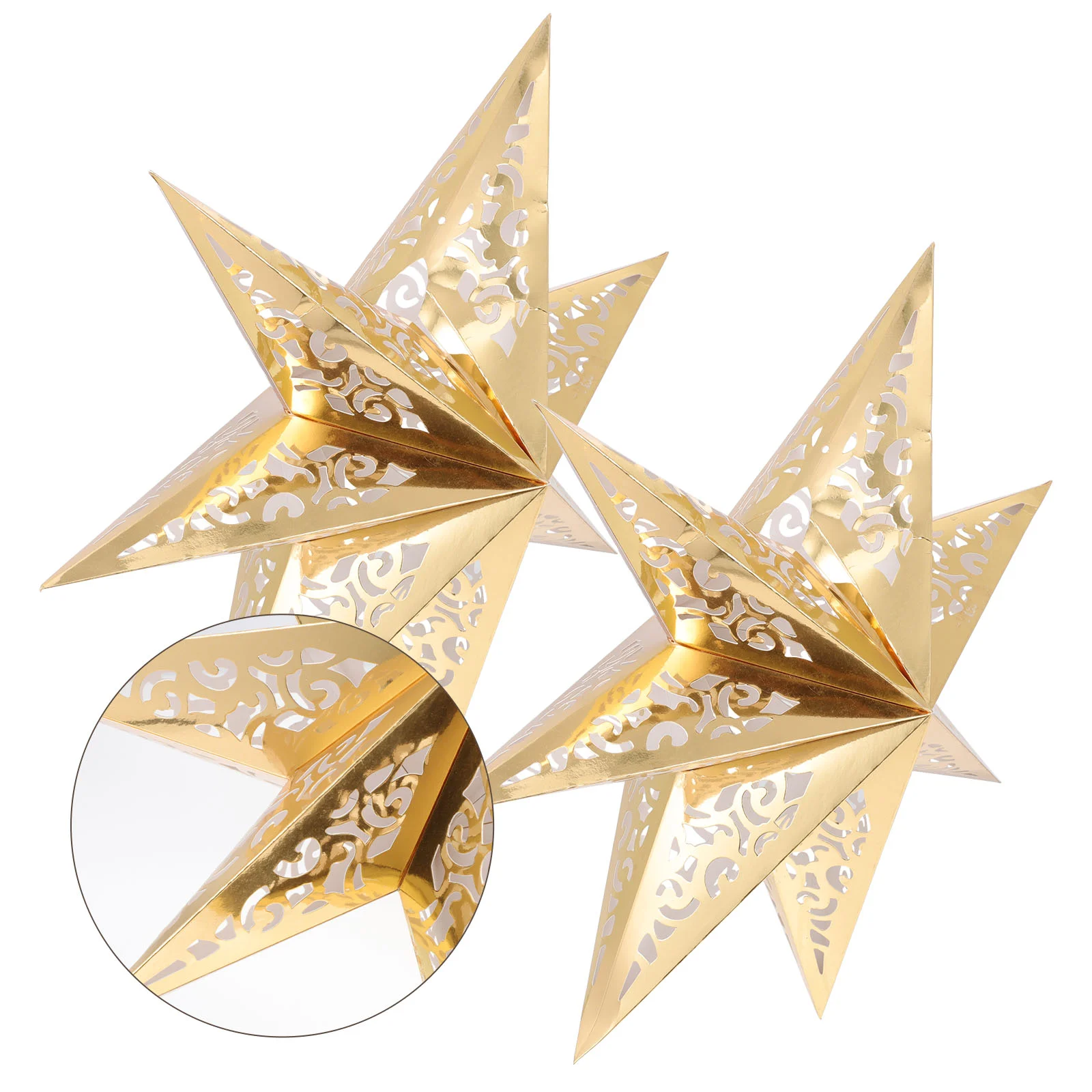

2pcs Creative Lampshade Christmas Decor Hollow Lampshade Decorative Lampshade for Christmas Home Party
