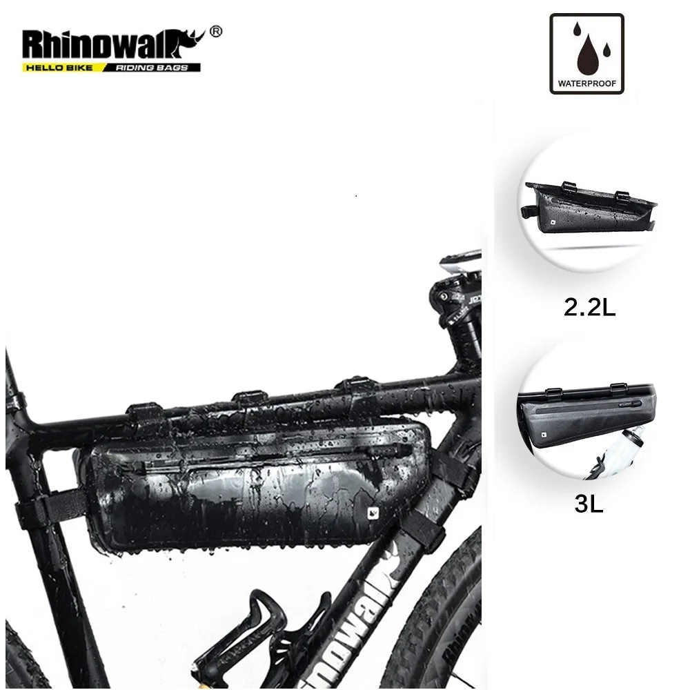 

Rhinowalk Bike Bag Frame Bag Waterproof Bike Triangle Bag Bicycle Pouch Under Tube Bag Professional Cycling Accessories