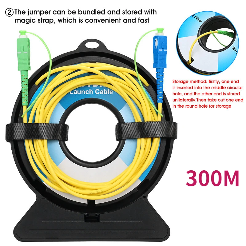 COMPTYCO SC/FC/ST/LC-APC/UPC OTDR уничтожитель мертвой зоны волоконные кольца 300 м