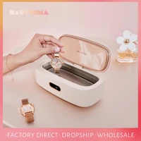 ultrasonic cleaner household cleaning glasses jewelry cosmetic brush watch denture small automatic cleaner