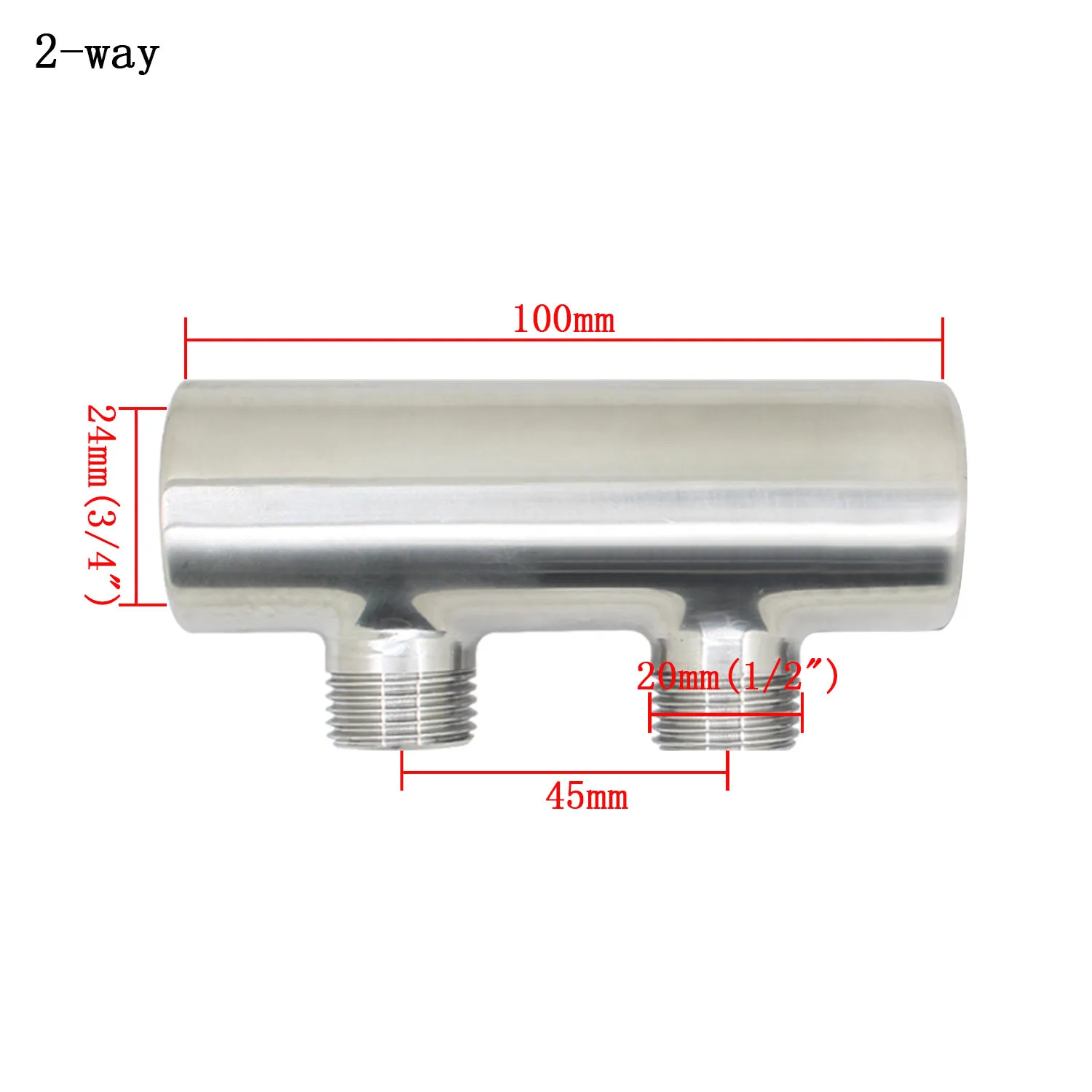 

Водопроводный коллектор DN20 из нержавеющей стали