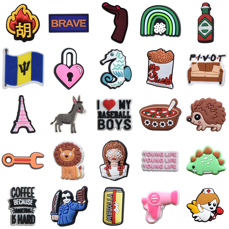 

Shoes Accessories Girl Set Jeans Decorations for Crocs Para Pins Boy Wholesale Bulk Women Charm Packs Kids Men Shoe Charms Gifts