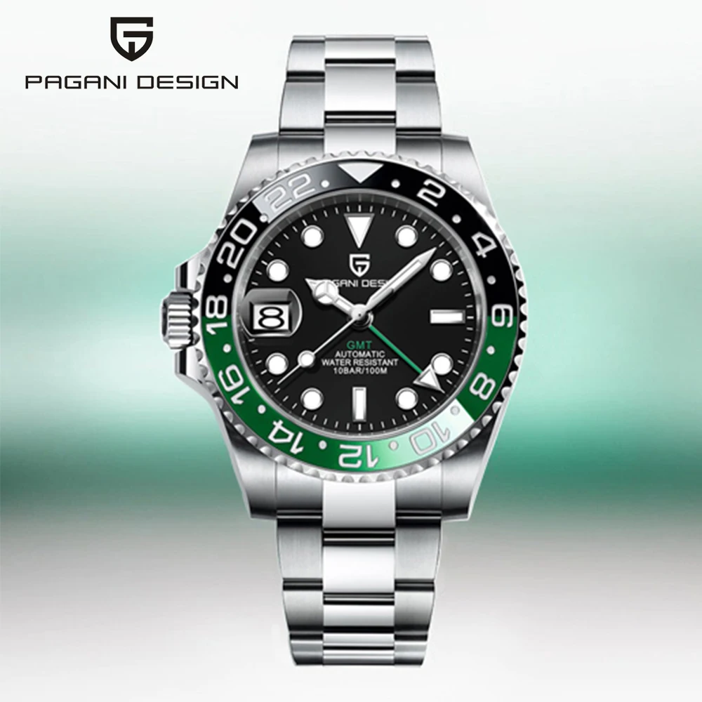 Часы наручные PAGANI Мужские механические дизайнерские автоматические