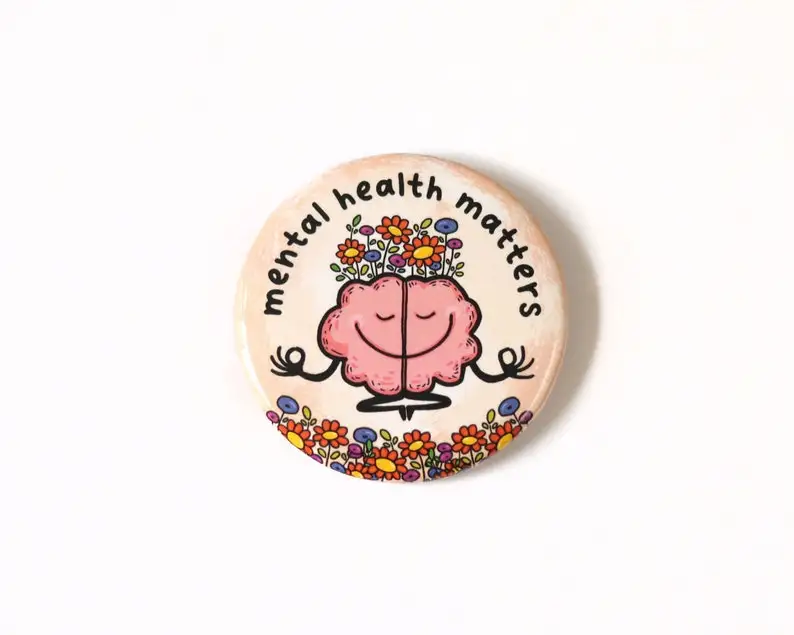 

Кнопки-булавки для рюкзаков, для развития психического здоровья