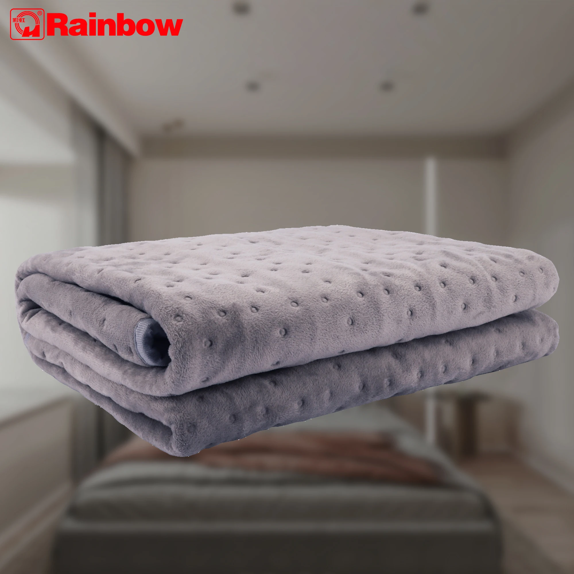 Rainbow 150cm*70cm Ultrasonic Welding Electric Blanket Pad Soft Suede Heating Bed Mat Carpet Warmer Winter Heater 230V