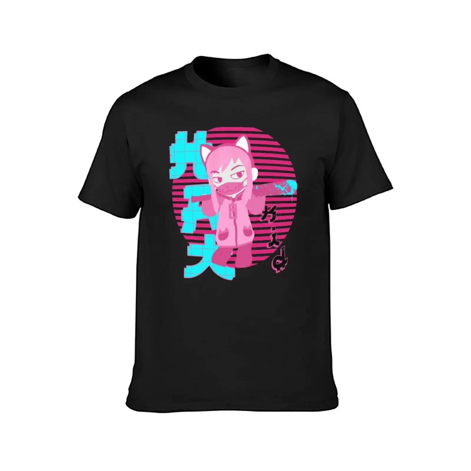 

Hat Kid Cyberpunk T-Shirts Kawaii Cute Manga Aesthetic Pure T-Shirt Short-Sleeve Printed Cotton Tshirt Casual Original Top Tees