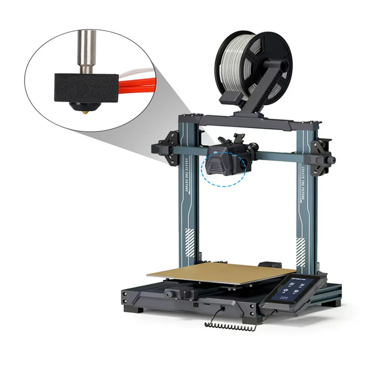 3D Printer Hotend Heating Block Kit for Neptune 3 Pro/3 Plus/Max Accessories Replacement Print Head
