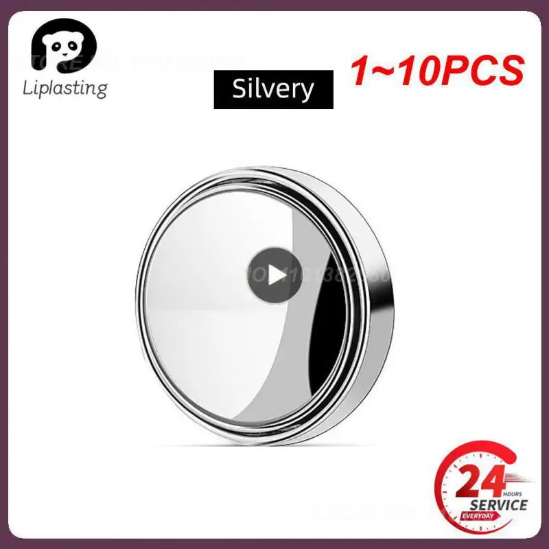 

1~10PCS Round Frame Convex Blind Spot Mirror Safety Driving Wide-angle 360 Degree Adjustable Clear Rearview Mirror Car