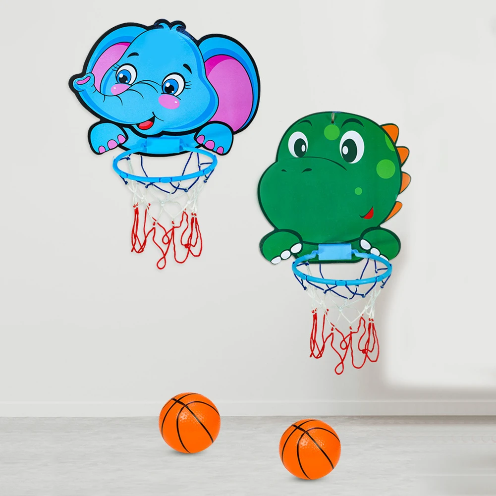 

Indoor Plastic Basketball Backboard Mini Hoop Basketball Box Set Kids Can Lift Hanging Ball Sports Toy for Children