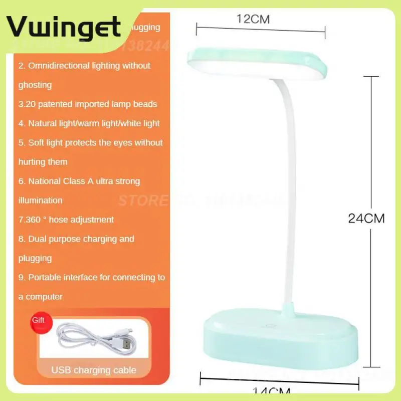 

Подходит для различных сценариев, портативная лампа с сенсорным затемнением, удобная для удовлетворения различных условий освещения, ламп...