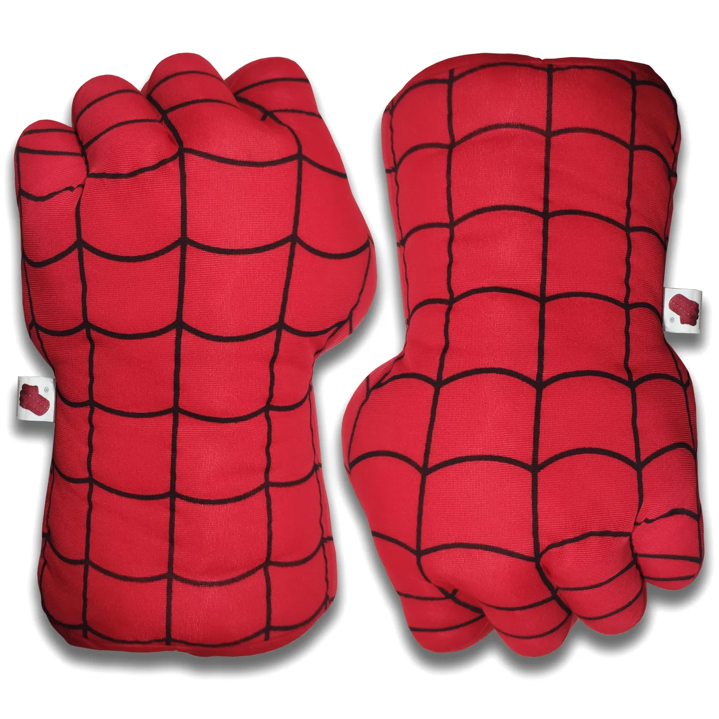 

New Marvel 28cm Green Fist Red Spider Gloves Plush Dolls Kids Boxing Gloves Giant Birthday Gifts Free Shipping Items