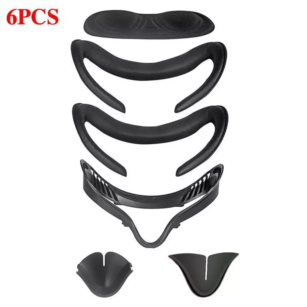 

6Pcs/Set Helmet Eye Face Mask Cover For Oculus Quest Headset Glasses Reality Support For Quest2 Virtual Accessories 2 VR W0X1 tr