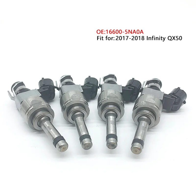 

4 шт., топливные форсунки для Infiniti QX50 2018 + 166005NA0A