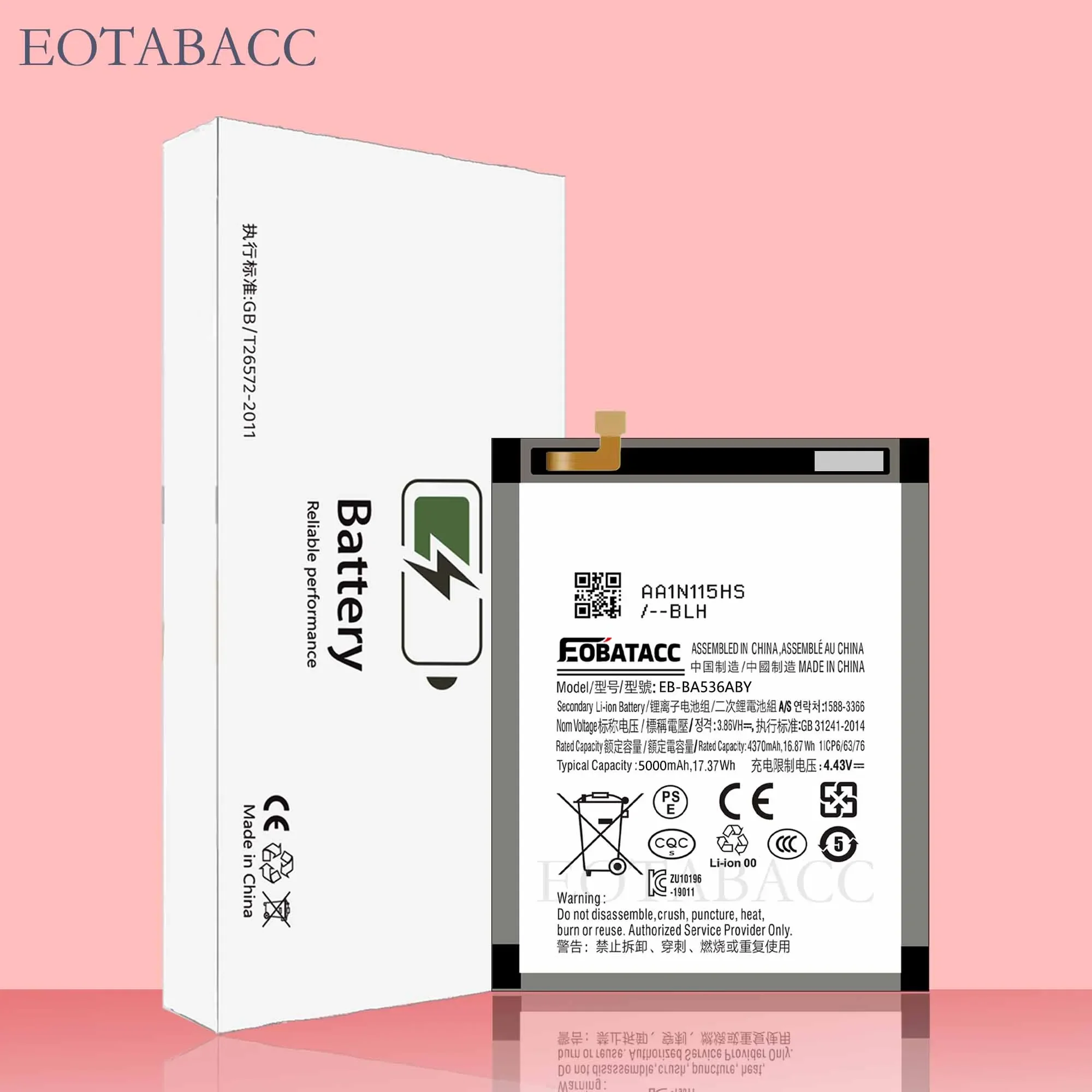 EOTABACC 100% новый высококачественный аккумулятор для Samsung A33 5g + Инструменты