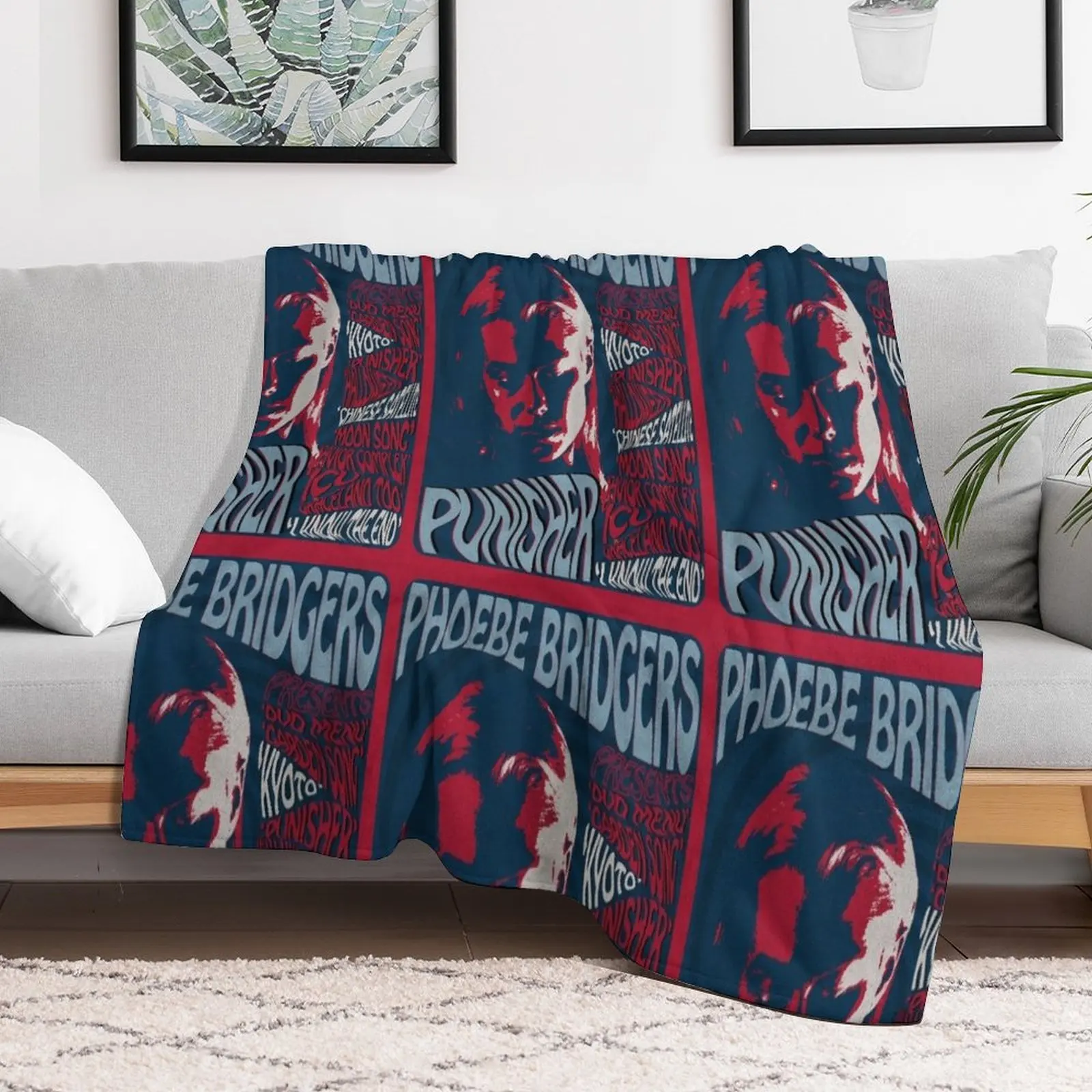 Одеяло Phoebe Bridgers Psychedelic Punisher плюшевое