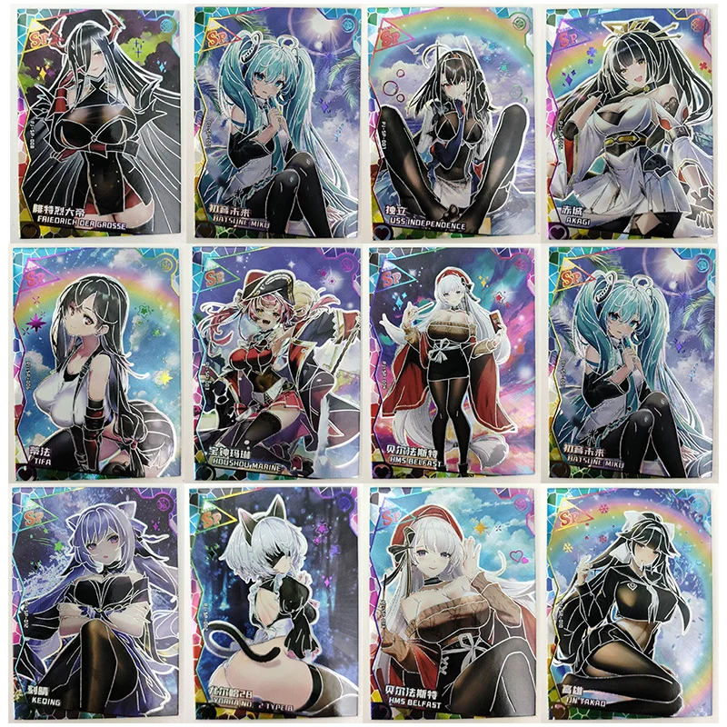 Аниме сказка богини кавайная SP флеш-карта Keqing Грозный хошоу морской Белфаст