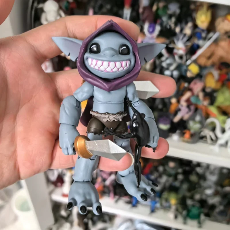 Фото В наличии, хит продаж, высококачественная коллекция Plunderlings Captain Teel Goblin, 1/12, 4-дюймовая фигурка, шт., модель, коллекция игрушек №1
