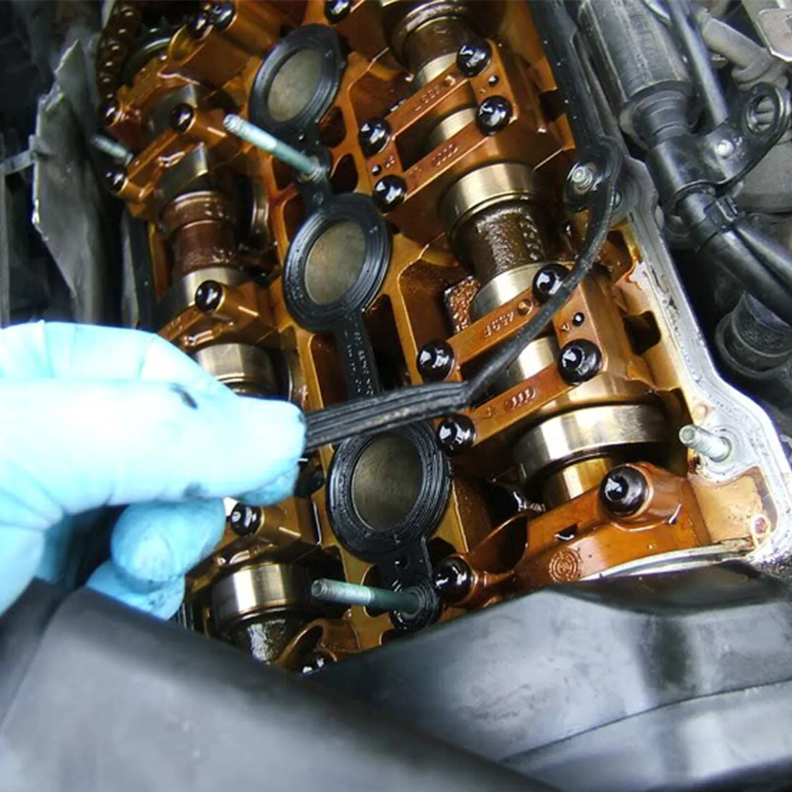 12 шт. комплект прокладок крышки клапана двигателя автомобиля аксессуары для Honda