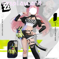 nicole demara costume cosplay game zenless zone zero nicole demara cosplay full set outfit coat with rabbit doll accessories