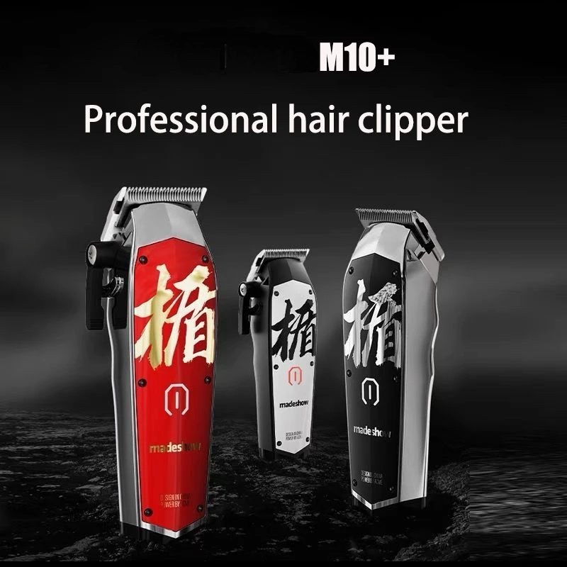 

Professional M10+ Hair Clipper For Men Beard Trimmer Barber 0.1mm Baldhead Clippers Hair Cutting Machine Cut T Blade Trimm