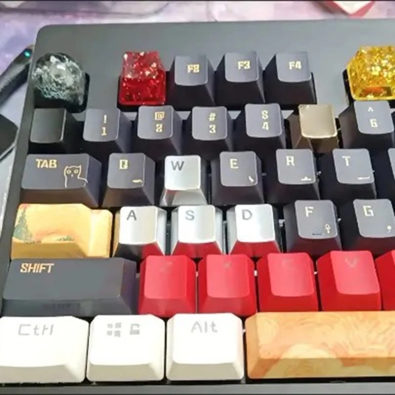 Металлические колпачки для клавиш из цинкового сплава с легкой гравировкой