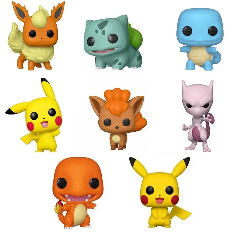 Funko POP Pikachu 598 779 353 453 455 504 553 629 580 581 781 842 627 628 645 577 Виниловые куклы Фигурка ПВХ Модель