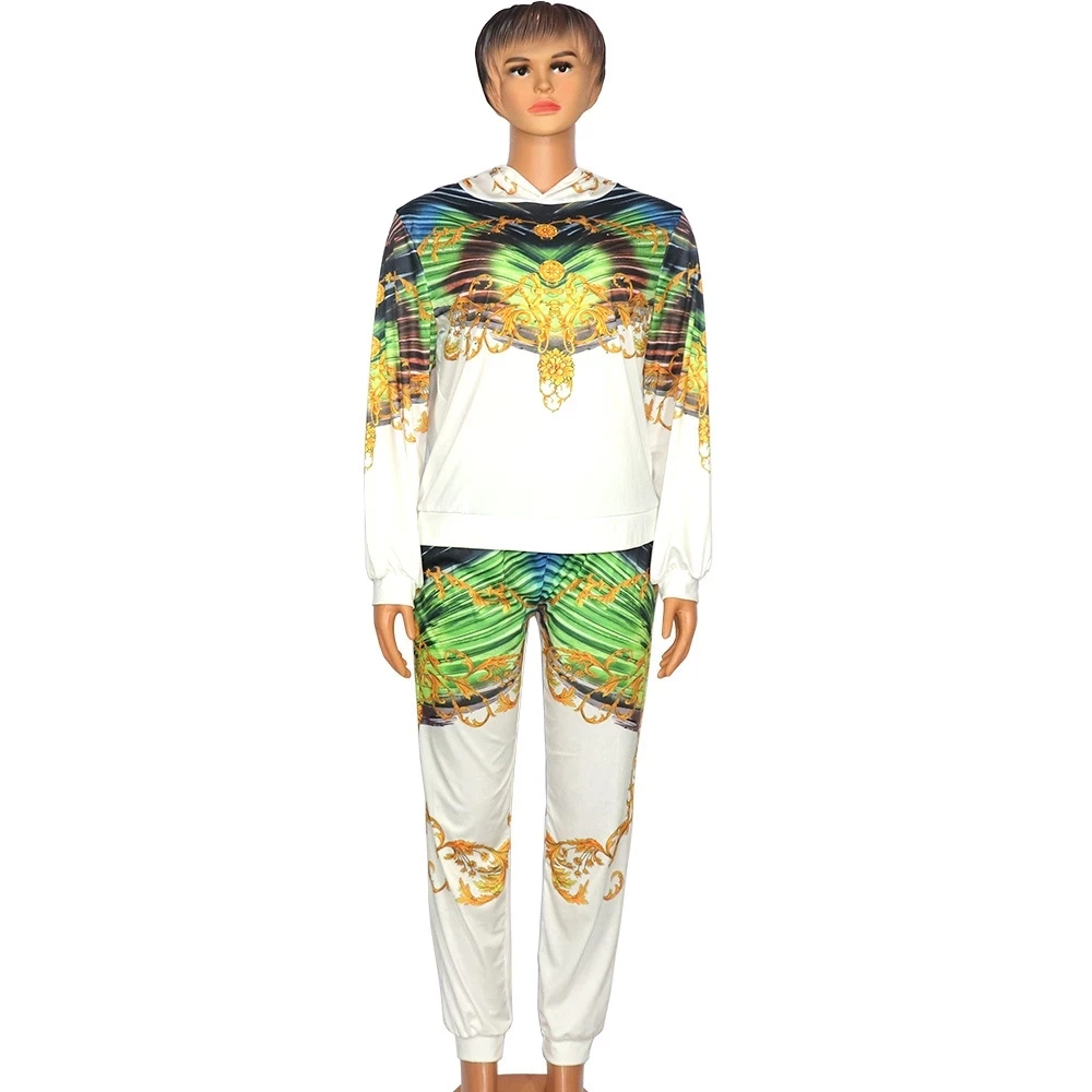 Комплект из двух предметов с принтом женская африканская одежда Дашики