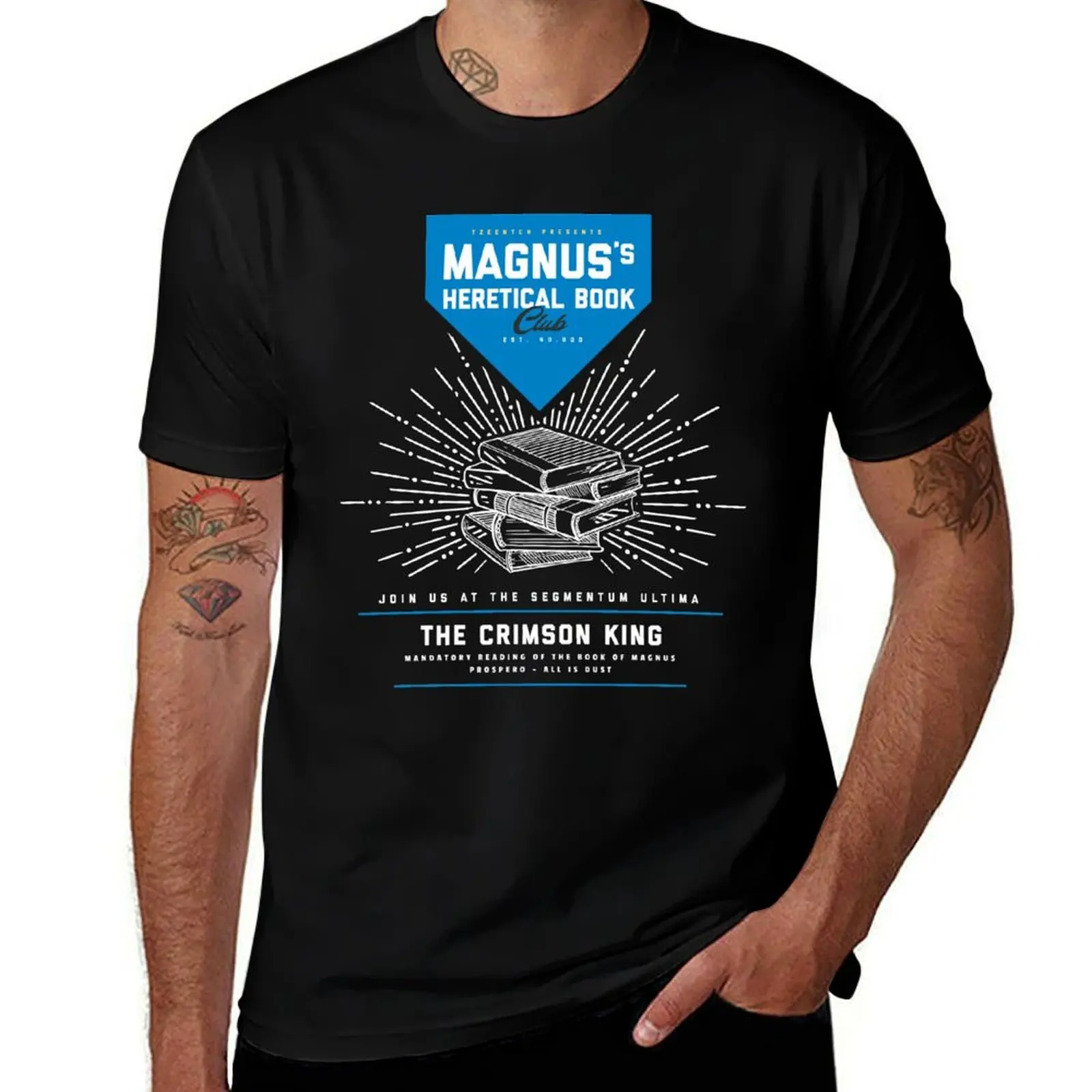Футболка Magnus с изображением тетрадей (синяя/белая) симпатичная одежда простые