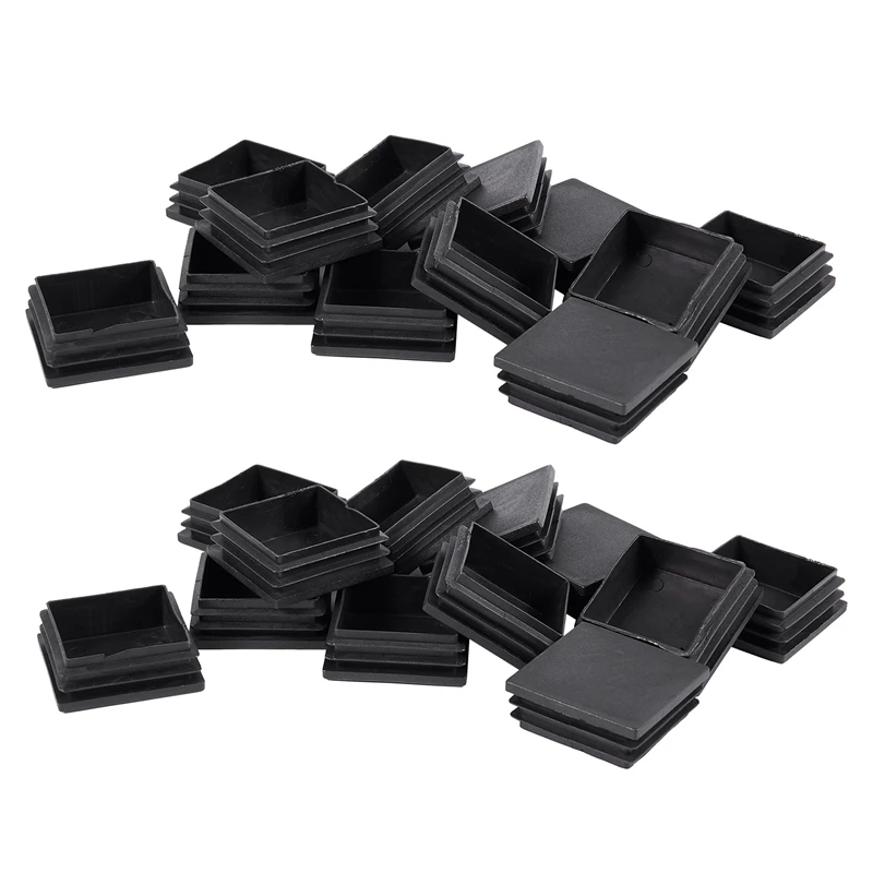 

50 мм X 50 мм пластиковые квадратные заглушки, крышка, трубопроводные вставки, 24 шт.