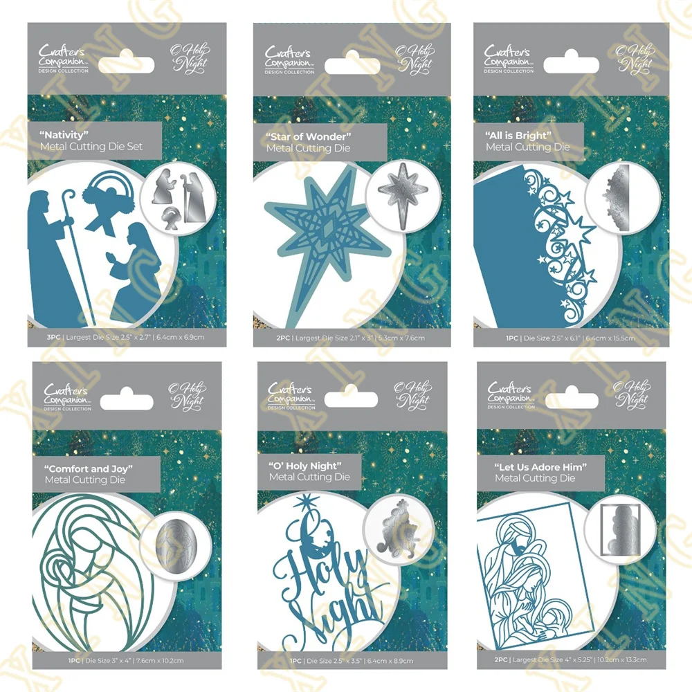 

Metal Cutting Dies Nativity Scrapbook Diary Decoration Stencil Embossing Template DIY Greeting Card Handmade 2023 Hot Selling