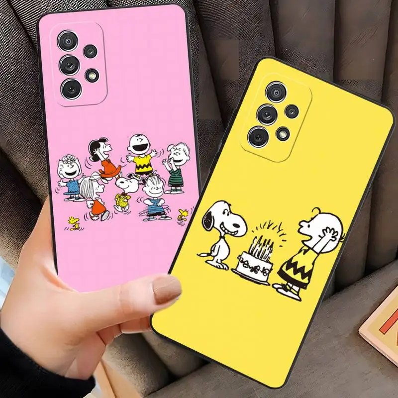 

Cute Snoopy Dog Phone Case Fundas For Samsung A30 S A31 A32 A40 A41 A01 A10 A11 A12 A20 S E A21 A42 A70 A71 Shell Capa