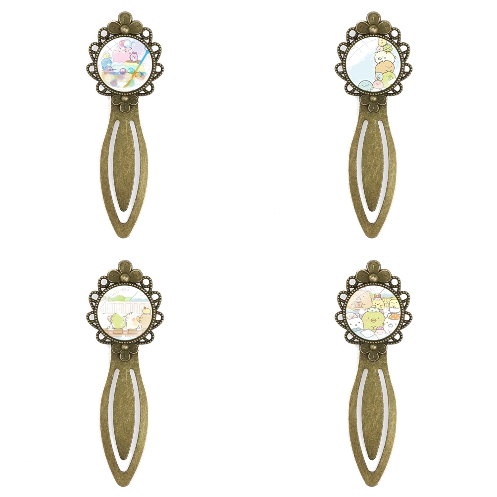 

Japan Cartoon Sumikko Gurashi Creative Metal Bookmarks Gift For Friends Stationery School Office Supply