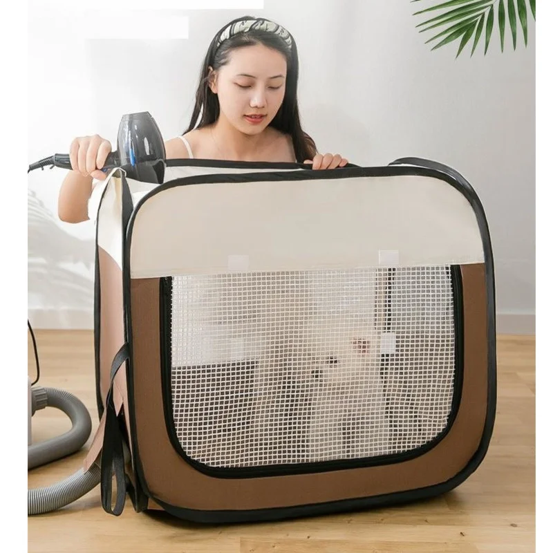 

Portable Pet Dryer Grooming House Foldable Pet Cat Dry Room Pet Blower Heater Cage for Small and Medium Dogs Cats Pets