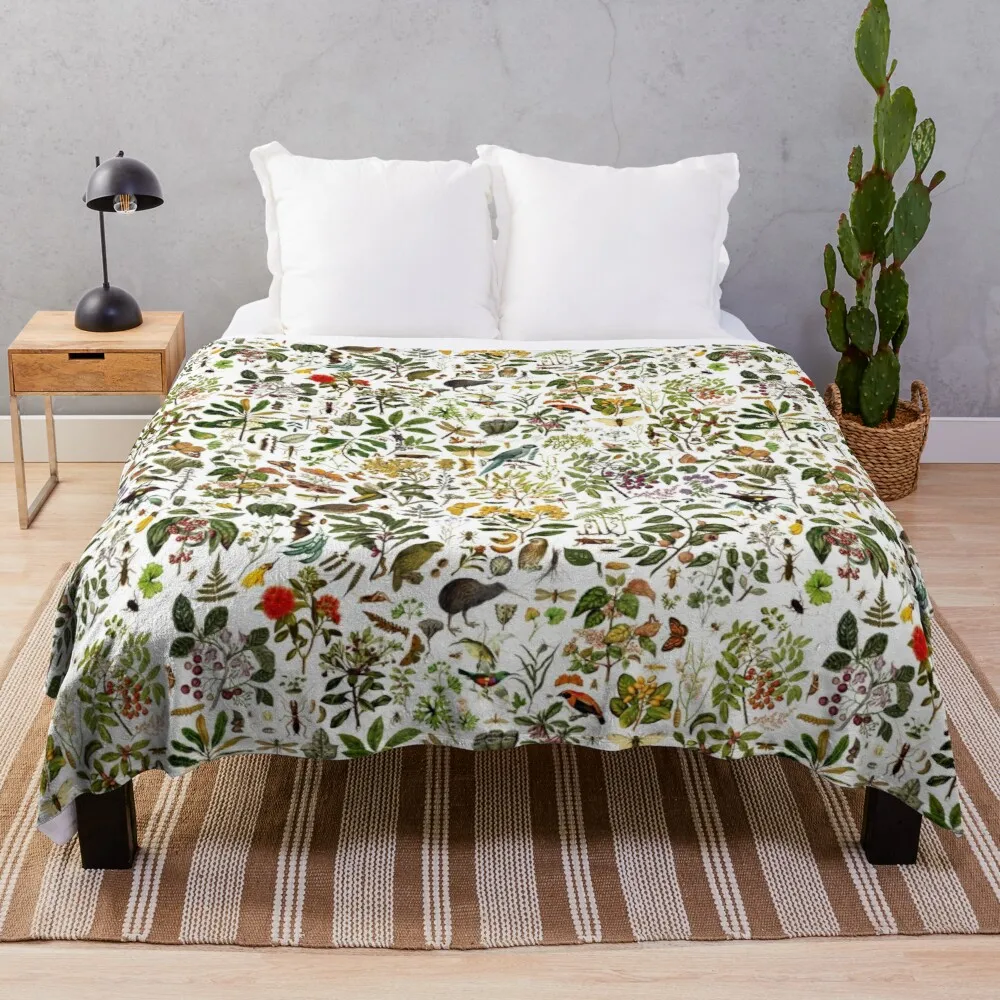 

New Zealand Biology Throw Blanket Camping Blanket