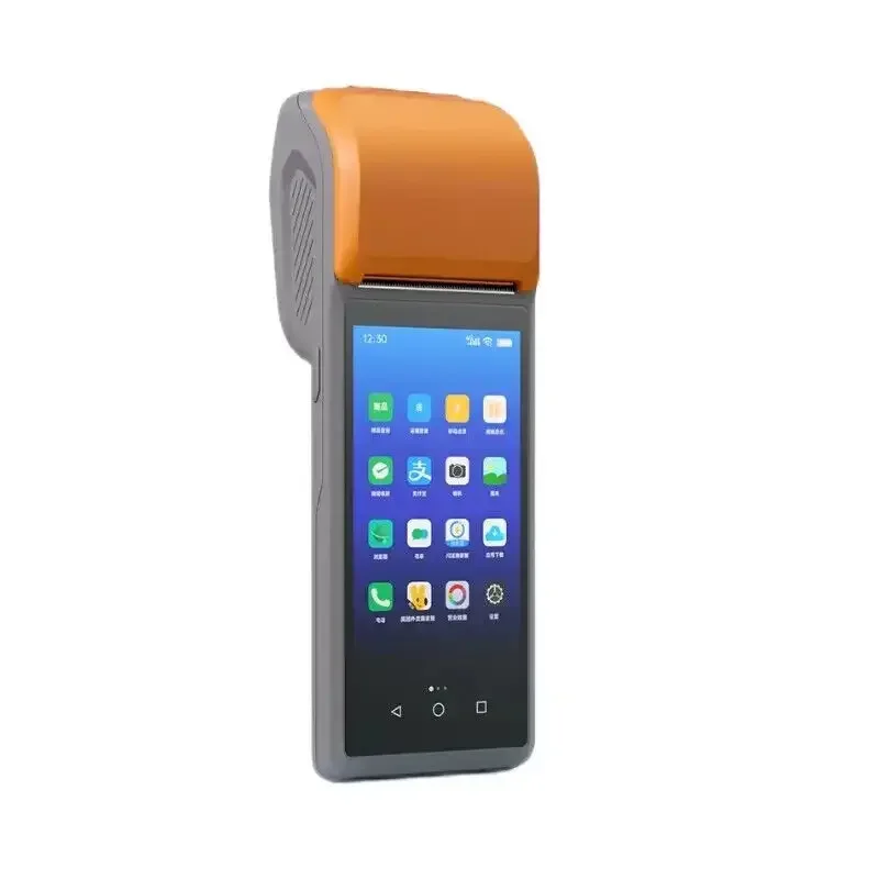 Фото Ручной POS-терминал Android 11/4G HD-экран со встроенным термопринтером 58 мм №1