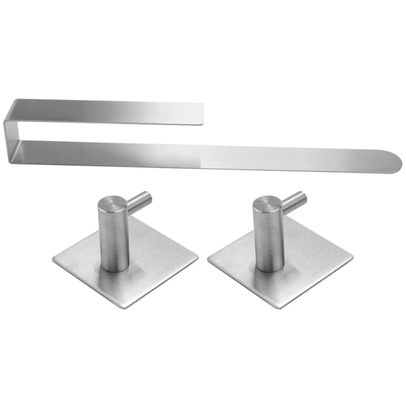 Держатель для полотенец без сверления-самоклеящийся 37 см-аксессуары