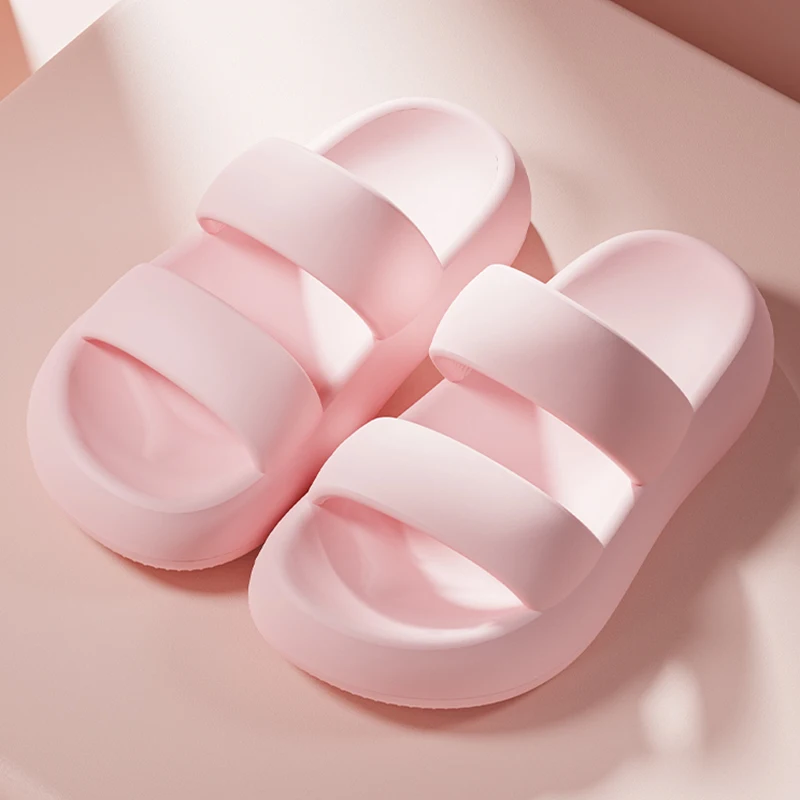 Summer Women Beach Slippers Fashion Solid Color Sandals Outdoor Indoor Non Slip New Designer Ladies Slides Platform Shoes