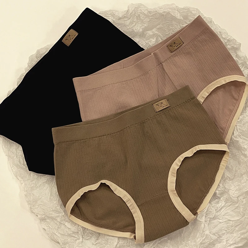 

Japanese Women Panties Fashion Soft Breathable Comfort Mid Waist Underpants