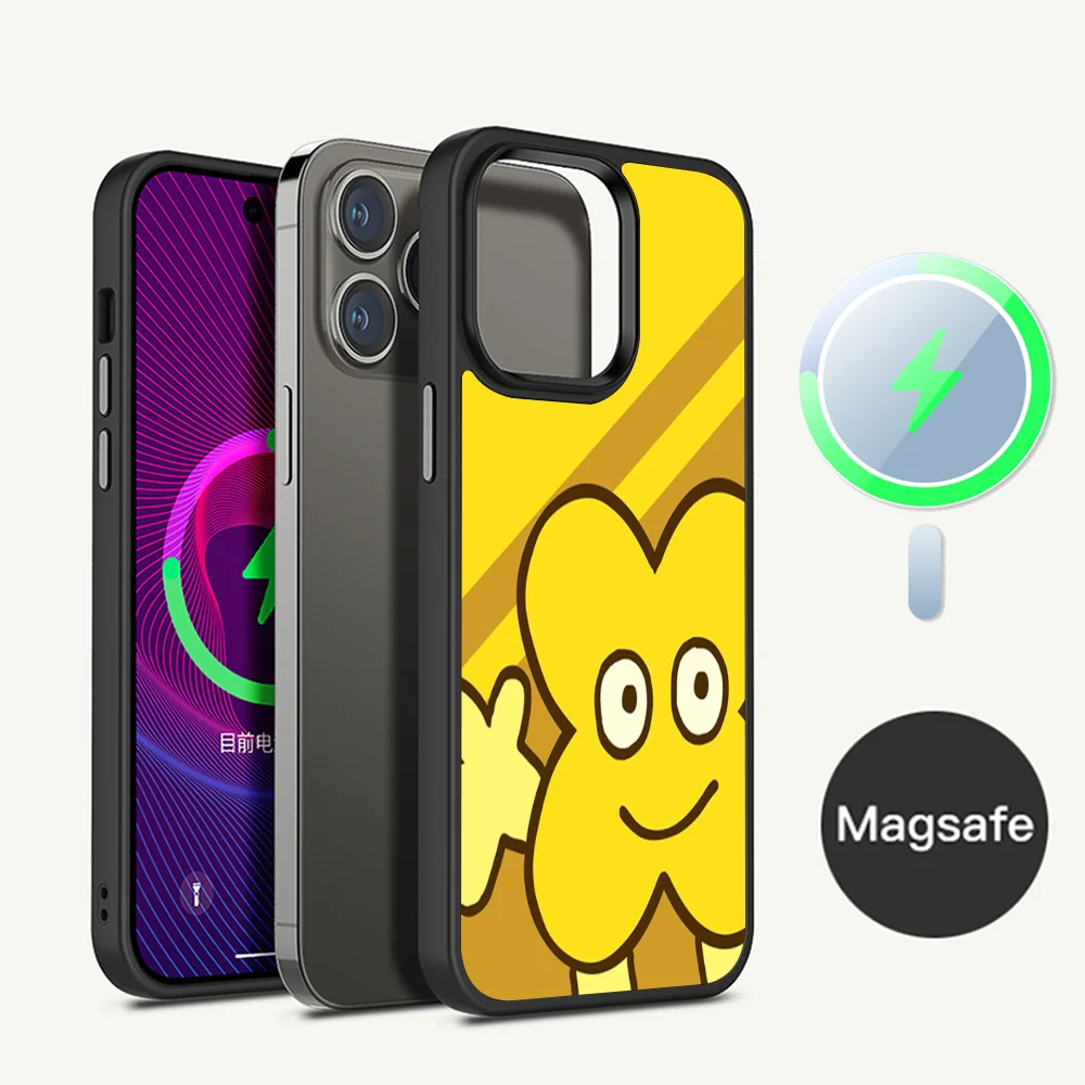 Bfdi Battle For Dream Island Phone Case Magesafe Magnetic Wireless Charge iPhone 16 11 12 13 14 15 Pro Max Plus Mini