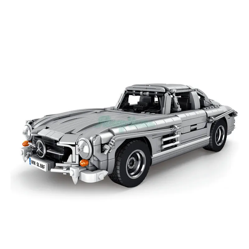 300SL Gullwing Coupe техническая модель автомобиля набор кирпичей креативные