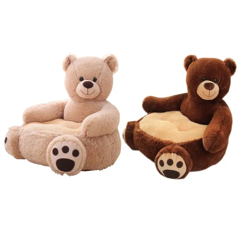 

Kids Bear Plush Character Chair Comfy Armrest Chair For Home Children Sofa Cartoon Toy Lazy Sofa Cute Baby Small Sofa Seat